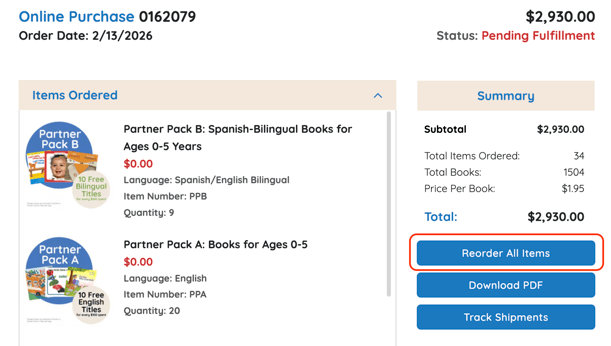 How to Duplicate an Order
