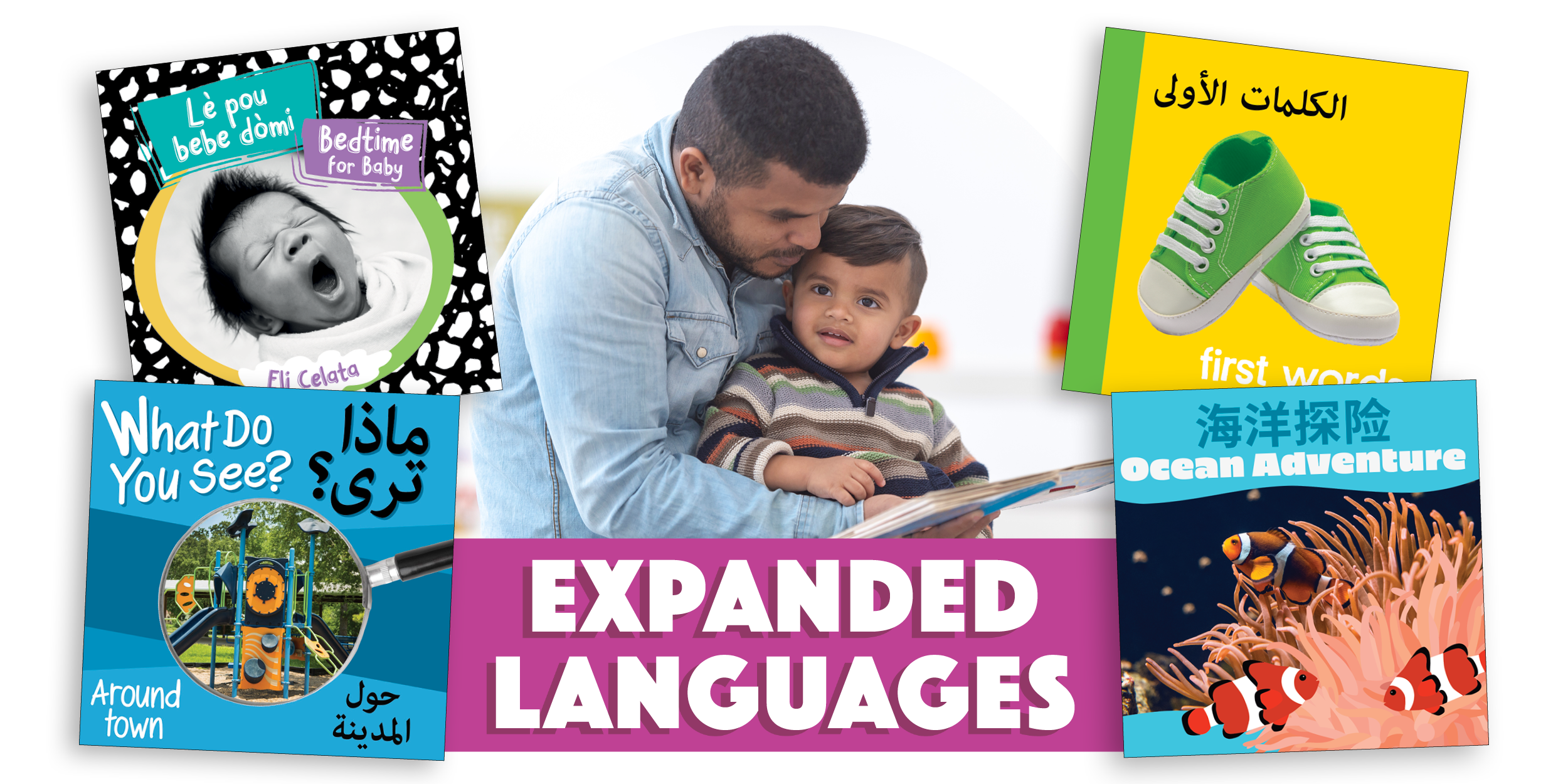 Expanding Horizons: New Bilingual Books in Arabic, Chinese, and Haitian Creole